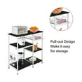 thumbnail image 2 of Topcobe 3-Tier Kitchen Baker's Rack, Microwave Oven Stand Storage Cart Spice Rack, 2 of 7