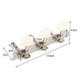 thumbnail image 2 of MYG 6Pcs Acoustic/Folk Guitar Tuning Pegs Tuners Machine Heads Chrome Part 3R+3L, 2 of 5