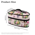 thumbnail image 6 of HELLHERO Rabbit and Flowers Garment Steamer Case 11.8x6.69x5.5 Inches Lightweight Iron Accessories for Full-Size Irons(Case Only), 6 of 6