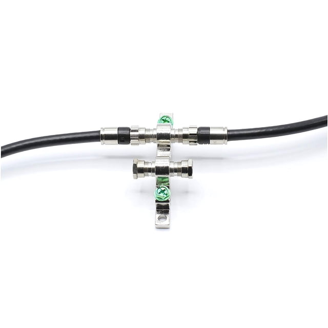 70ft White Coax RG-6 Cable W/Ground Messenger 3Ghz 75 Ohm 18AWG UL...