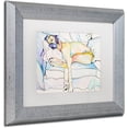 thumbnail image 2 of Trademark Fine Art "Sleeping Beauty" Canvas Art by Pat Saunders-White White Matte, Silver Frame, 2 of 4