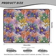thumbnail image 7 of Xixirimido All Weather Car Trunk Mat 29" x 39" Decorative Cargo Liner, Heavy Duty Rear Trunk Protector Universal Auto Interior Accessories, Vintage Hippie Daisy Flowers, 7 of 7