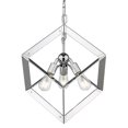 thumbnail image 4 of Golden Lighting 2083-3P CH Architecte Pendentif 3 Lumières&44; Chrome, 4 of 6