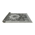 thumbnail image 2 of Ahgly Company Indoor Round Abstract Gray Modern Area Rugs, 7' Round, 2 of 4