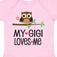 thumbnail image 4 of Inktastic My Gigi Loves Me Girl Owl Girls Baby Bodysuit, 4 of 5
