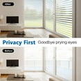 thumbnail image 7 of 1 Roll Window Privacy Film, 17.7 x 78.7 in Frosted Glass Window Film, Non-Adhesive Static Cling Glass Vinyl, Reusable Heat Blocking Frosting Coverings, Removable Door Stickers for Home Office, 7 of 7