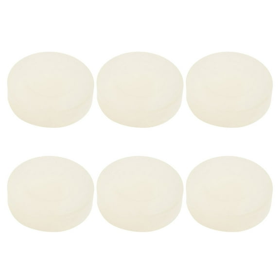 6pcs PVC Plastic Ice Hockey Pucks for Sports Practicing Supplies and Outdoor Hockey Accessories