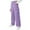 Purple, variant on Tdoqot Girls Sweatpants with Pockets- Baggy Casual Wide Leg Elastic Waist Kids Cargo Pants Hot Pink Size 6-14