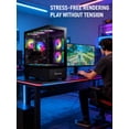 thumbnail image 3 of Evounic Gaming PC Desktop – Ryzen 7 5700X up to 4.6 GHz 8 Cores, RTX 3050, 32GB DDR4 RAM, 1TB NVMe SSD, Wi-Fi 6 & Bluetooth 5.4, 9 ARGB Fans, Windows 11 Pro, 650W PSU High-Performance Tower, 3 of 7