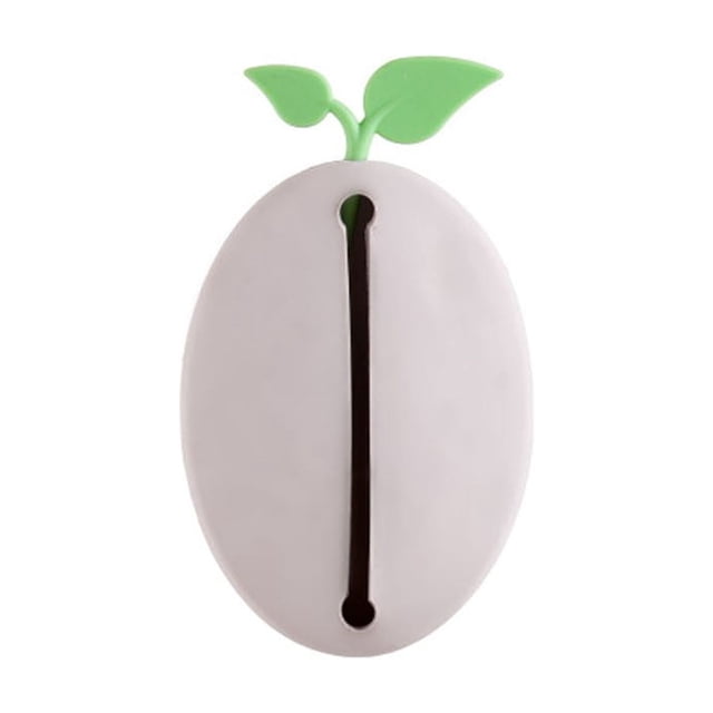 Café Creativos Grano Auriculares Bocadillo Estuche Ilustraciones Grande Limpio Compacto Para Viaje,Estuche Auriculares Cartoon Estilo,Portátil,De Plástico Transparente,Para Movil,Para