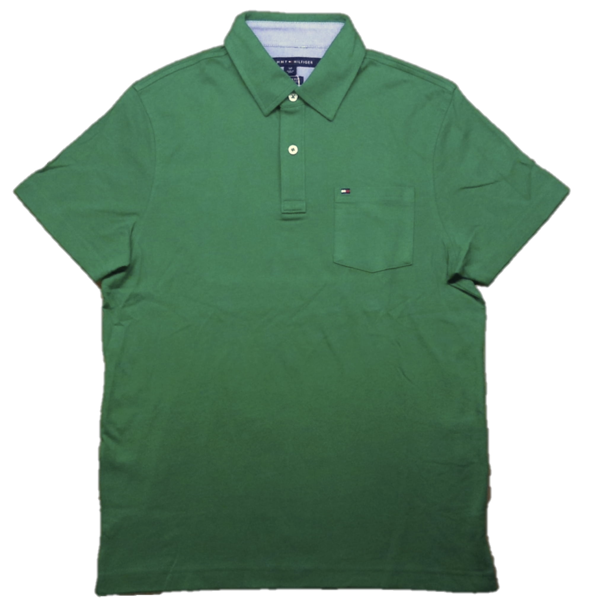 Tommy Hilfiger - Tommy Hilfiger Mens Custom Fit Pocket Polo Shirt ...
