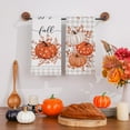 thumbnail image 3 of Fall Kitchen Towels 18 x 26 Inch Set of 2, Fall Hand Towels Hello Fall Decorations for Home Pumpkin Dish Towels Seasonal Thanksgiving Decorations for Home, 3 of 6