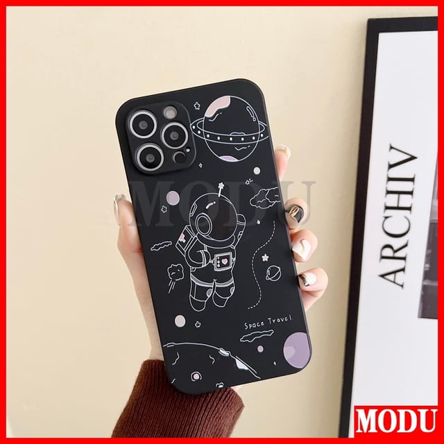 MODU Samsung Galaxy A03S A02S A10S A11 A12 A13 A20S A21S A22 A20 A30 A31 A32 A33 A42 A50 A50S A30S A51 A52 A53 A71 A72 A73 A73 2018 Moda Astronauta Mate Funda De Teléfono Suave