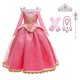 thumbnail image 1 of Vestido de Cosplay de La Bella Durmiente para niñas, mangas largas, hombros descubiertos, regalo de Halloween y Navidad, ropa de princesa de fiesta de lujo, 1 of 4