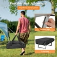 thumbnail image 6 of KATIDAP Pizza Oven, outdoor oven, up to 950°F heat, BBQ smoker, Electric,Gray, 6 of 7