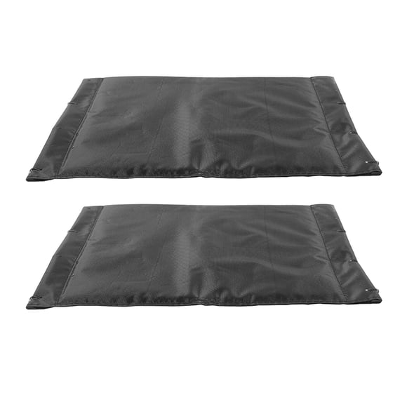 Phenofice 2Pcs Cushion for Wheelchair Black Sponge Easy to Clean Replacement Parts