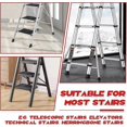 thumbnail image 4 of Pieces Ladder Feet,Non-Slip Ladder Feet,Rubber Ladder Feet Ladder Accessories Protection and Stability for Telescopic Ladders, 4 of 4