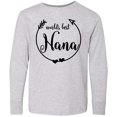 thumbnail image 3 of Inktastic World's Best Nana Long Sleeve Youth T-Shirt, 3 of 5