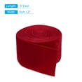 thumbnail image 2 of Velvet Ribbon Gift Wrapping 2 Inch x 5 Yard Red Single Face Velvet Ribbon Roll for DIY Bouquets Wedding, 2 of 5