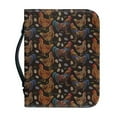 thumbnail image 1 of Xoenoiee Retro Rustic Chicken Pattern Faux Leather Bible Cover for Men Women, Christian Zipper Bible Case with Handle Carrying Book Cover Study Bible Tote Bag, M, 1 of 7