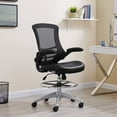 thumbnail image 3 of Modway Attainment Mesh Drafting Stool in Black, 3 of 11