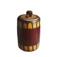 thumbnail image 1 of Butler Specialty Rustic Drum Table in Mountain Lodge, 1 of 2