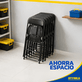 thumbnail image 2 of Set 6 Sillas Plegables Plastico STYRKA Uso Rudo para Eventos Exterior Jardin Fiestas, 2 of 8