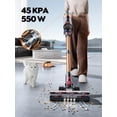 thumbnail image 2 of Aspiradora inalámbrica, 550 W, 45 KPA, 60 Minutos de autonomía, aspiradora de Mano para el hogar, aspiradora Vertical con Base de Carga, batería extraíble, aspiradora de Mano para alfombras y Suelos, 2 of 5
