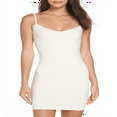 thumbnail image 4 of Intimately Free People Womens V-Neck Slimming Slip Dress Ivory XS/S, 4 of 6