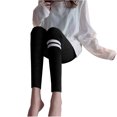 thumbnail image 3 of LYXSSBYX Plus Size Jeans for Women on Clearance Fashion Casual Women Printed Span Ladies High Waist Keep Warm Long Pants, 3 of 9