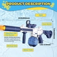 thumbnail image 2 of Pistola de agua eléctrica Hugeway con bozal Flash de 10 m de alcance con 2 tanques, 2 of 7