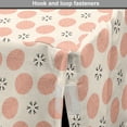 thumbnail image 4 of Pastel Dog Crate Cover, Continuous Modern Pattern with Symmetric Hatched Rounds, Easy to Use Pet Kennel Cover for Medium Large Dogs, 35" x 23" x 27", Salmon Charcoal Grey, by Ambesonne, 4 of 6