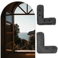 thumbnail image 3 of 10pcs Plastic Screen Frame Corner Screen Bracket Screen Frame Corner For Replacement, 3 of 5