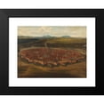 thumbnail image 2 of Domenico Cetto 24x18 Black Modern Framed Museum Art Print Titled - View of the City of Vienna from Josefstadt (1690), 2 of 5