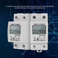 thumbnail image 3 of Riwesomey Medidor de consumo de pantalla Digital, vatímetro, carril Din, medidor de energía eléctrica para el hogar, Protector de voltaje de Herramientas eléctricas, 3 of 6
