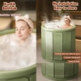 thumbnail image 2 of XunKA Portable Foldable Bathtub,SPA Soaking Standing Bath Tub, Suitable for Home Outdoor (Cold/Hot Universal)., 2 of 9