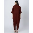 thumbnail image 4 of Moomaya Exclusive, Loosefit Kurta and Pants Set, Soft and Comfy Viscose Coord Set With Pockets, 4 of 9