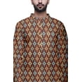 thumbnail image 6 of Atasi Mens Summer Kurta Shirt Printed Long Kurta Cotton Poplin Ethnic Shirt, 6 of 7