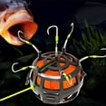 thumbnail image 5 of 2025 Upgraded Bait Cage Fishing Hook - All-in-One Spring Trap System with 360° Floating Rotation, Multi-Bait Compatible for Carp Fishing Under 27lbs, 5 of 9