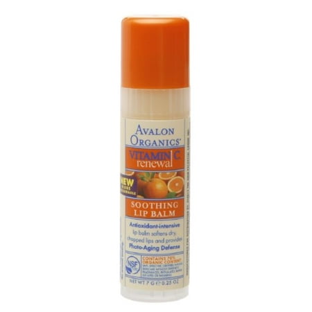 Avalon Organics Lip Balm, Vitaminc C Renewal, 0.25 (Best Ingredients For Lip Balm)