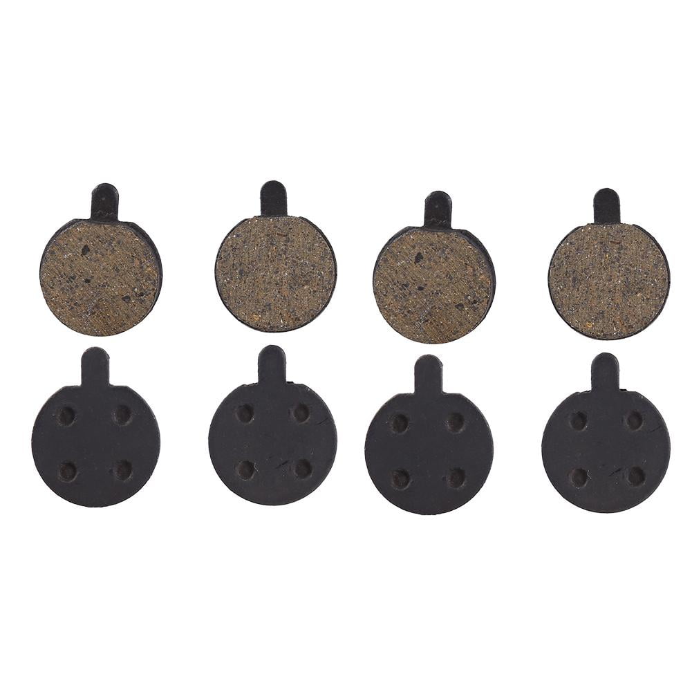 YLSHRF disc break pads,4 Pairs Black High Quality Resin Semimetal Disc