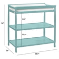 thumbnail image 6 of Suite Bebe Riley Changing Table, Turquoise Finish, 6 of 7