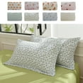 thumbnail image 1 of Xihbxyly Juego de Fundas de Almohada de Hilo, Suave y Transpirable, Lavable a Máquina, Cómodo para Dormir, Diseño Elástico Duradero, Juego de 2 Piezas, 48 X 74 Cm, Perfecto para El Dormitorio., 1 of 6