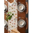 thumbnail image 2 of Boanket Fall Mushroom Table Runner - 72 Inch Long, Kitchen Dining Table Runner Dresser Scarves, Watercolor Maple Leaf Farmhouse Farmhouse Home Decor for Coffee Table Wedding Party Banquet, 2 of 8