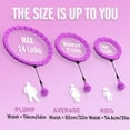 thumbnail image 5 of Weighted Hula Circle for Adults, Infinity Hoop Fit Plus Size 47 Inch/120cm, Include 24 Detachable Links and Waist Trainer for Women, Gym Accessories, Home Workout Equipment, Gym Equipment, 5 of 10
