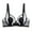 Black, variant on Bras for Women Sheer Mesh with Anti-Nipple Show Cup See Through Bralette Soft Steel Ring Thin Clear Brassiere