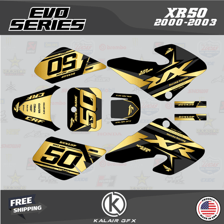 Kalair GFX Graphics Kit for Honda XR50 (2000-2003) Evo Series Kalair GFX Graphics Kit for Honda XR50 (2000-2003) Evo Series