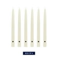 thumbnail image 2 of Colonial Candle Handipt Unscented Taper Candle White, Dripless, 10 inch, 8 Hours Burn, Pack of 6, 2 of 6