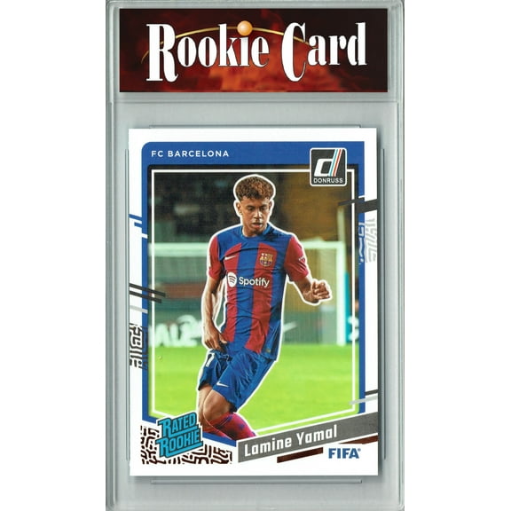 Certified Mint Lamine Yamal 2023-24 Donruss #177 Barcelona Rookie Card Barcelona