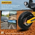 thumbnail image 5 of EOEOTWO Off Road Electric Scooter for Adults, 1200W High Power Motor, 30MPH & 25 Miles Range, 11" All-Terrain Tires, Foldable Commuter E-Scooter, 330lbs Capacity UL2272, 5 of 18